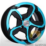 Диск Z 401 MtBPBlu (Matt Black Polished Blue) Storm